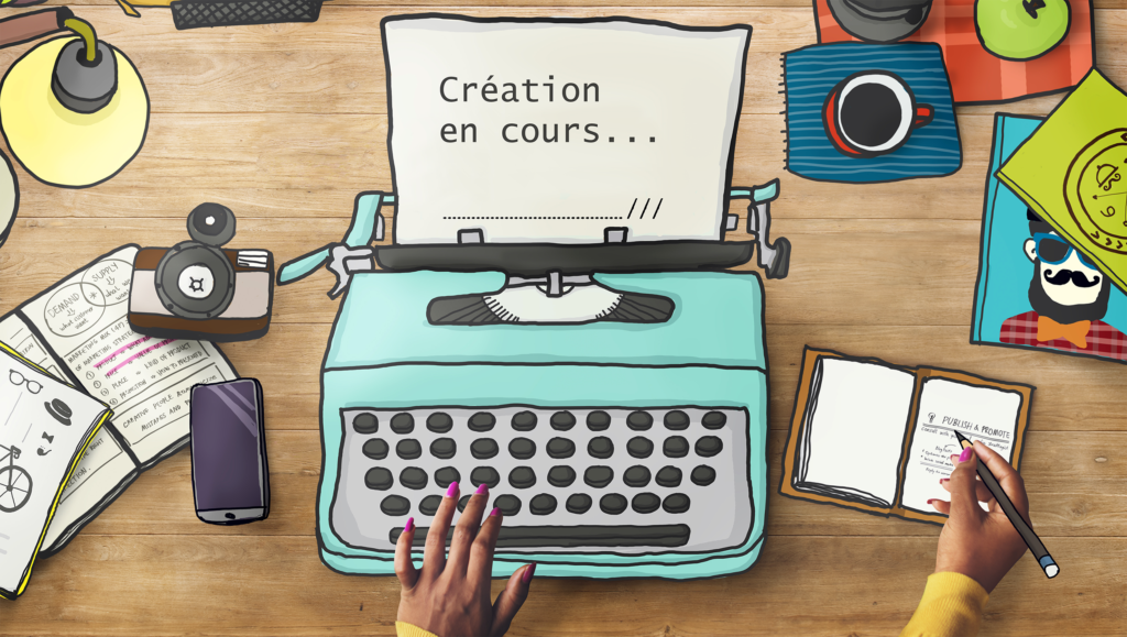 illustration création en cours section personnalisation krearty
